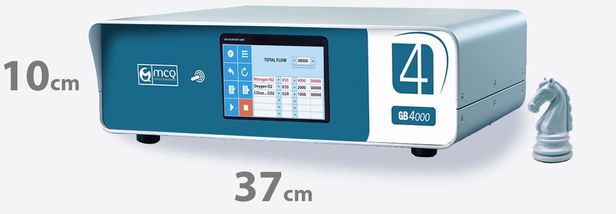 Gas Mixer GB 4000 as alternative to Premixed Gas Cylinder - MCQ Instruments