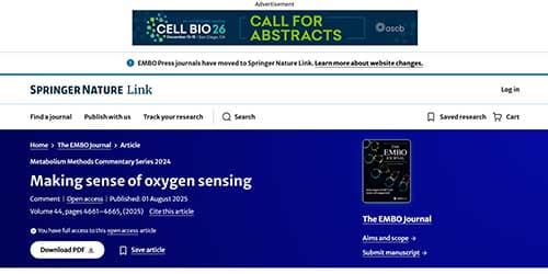Making sense of oxygen sensing